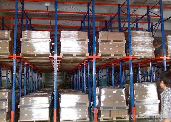 Qualidade  Metal Drive In Pallet Racking Manufacturers 1500kg/Pallet Warehouse Shelving System fábrica