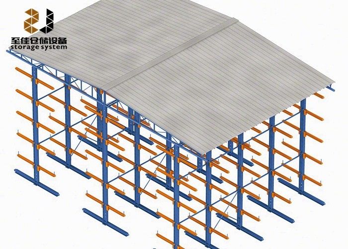 Aço Q235 Cantilever Pallet Racking Anti Corrosão Cantilever Rack Arm ODM OEM