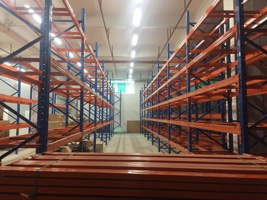 Estrutura de ponte Adaptável Seletivo pallet Rack com acabamento de pintura de revestimento em pó