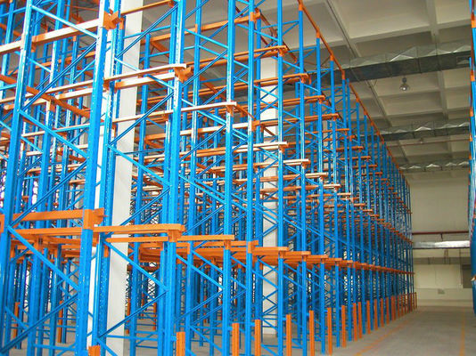 Aço Q235 Drive In Pallet Racking Prateleiras industriais personalizadas