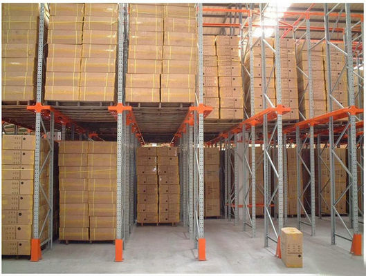Acero laminado a frio Drive-in Drive-through Racking System para armazém industrial