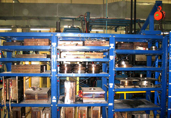Sistemas de estantes de armazenamento de moldes ajustáveis para a indústria de moldes de plástico 2T