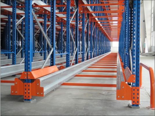 Sistema de rack de paletes de transporte de aço inoxidável Drive em rack com função de rádio automática