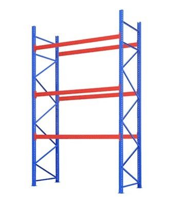 6000 mm de altura, comprimento de encosto, racks de armazenamento pesado com acabamento de pintura em pó
