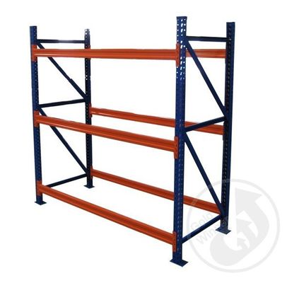 6000 mm de altura, comprimento de encosto, racks de armazenamento pesado com acabamento de pintura em pó