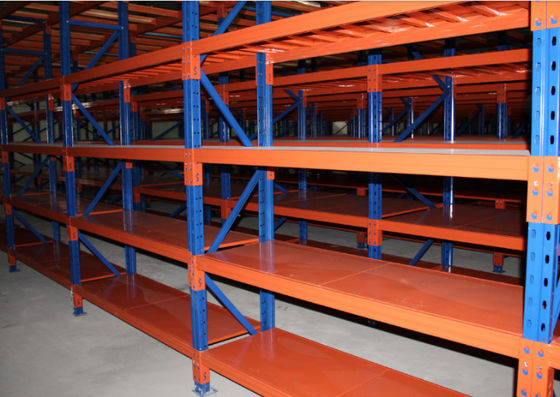 Sistema de prateleiras de trabalho médio de aço durável Quadro vertical para armazenamento em armazém