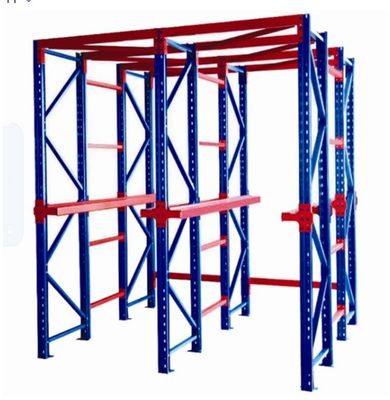 Fabricantes de racks de armazenamento de carga média / racks de paletes de aço estrutural soldado