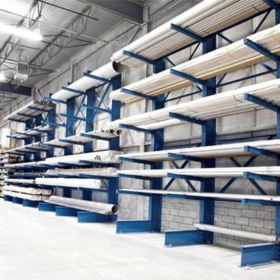 Aço Q235 Braços de estante de cantilever ajustáveis para armazenamento industrial em armazéns