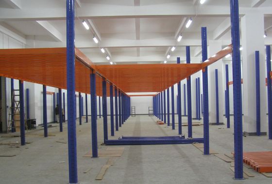 Protecção contra corrosão Estrutura de aço Mezzanine Sistema de piso para fábrica