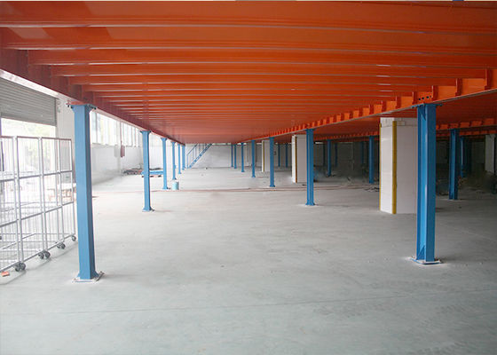 Sistemas de mezzanine industrial com suporte a estantes duráveis