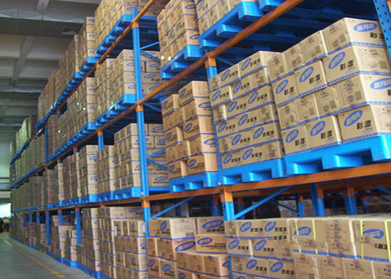 Estantes de armazenagem de aço pesado, estantes de paletes industriais de armazém frio