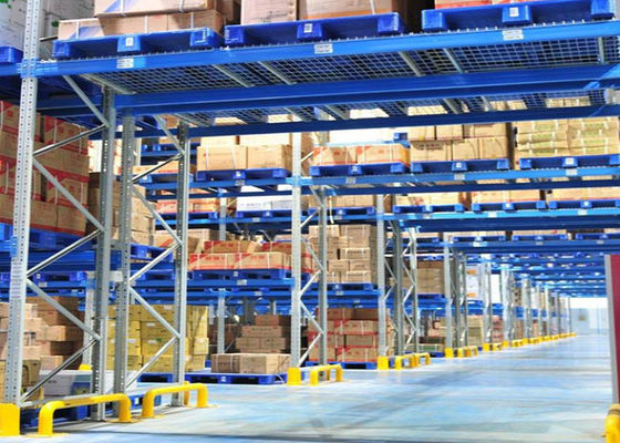 Estrutura de ponte Adaptável Seletivo pallet Rack com acabamento de pintura de revestimento em pó