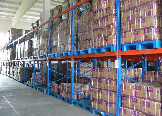Estantes de armazenamento de aço de carga pesada laminados a frio, sistemas de estantes de armazenamento de armazém