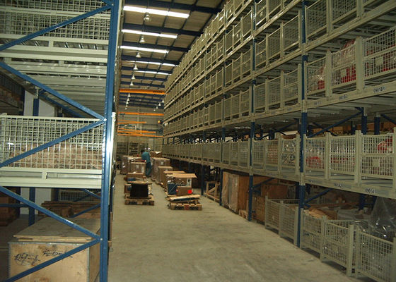 Repositório de armazenagem de carga pesada de vários níveis Repositório de paletes de aço de alta resistência para armazéns