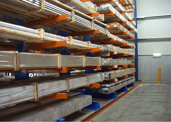 Fabricante de prateleiras de paletes de cantilever metálico para armazenamento de madeira / madeira / tubos / tubos