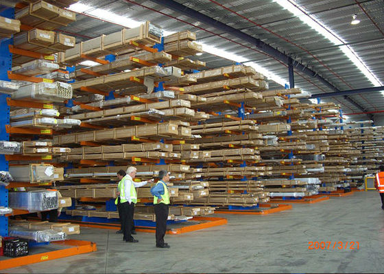 Fabricante de prateleiras de paletes de cantilever metálico para armazenamento de madeira / madeira / tubos / tubos