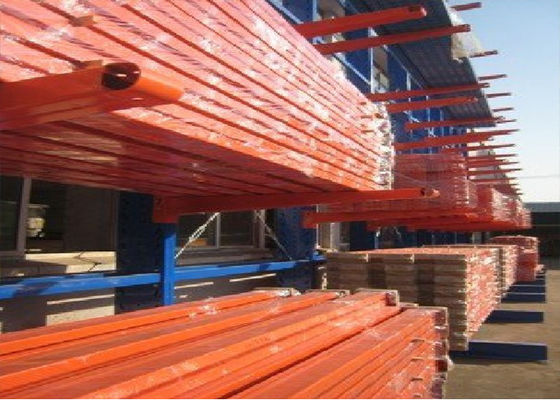 Estacionamento de paletes em cantilever industrial pesado para / madeira / madeira / tubos longos
