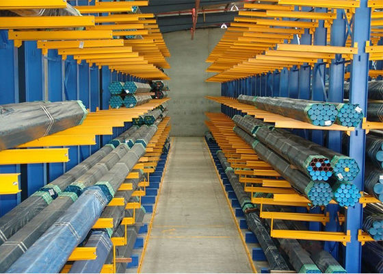 Estacionamento de paletes em cantilever industrial pesado para / madeira / madeira / tubos longos