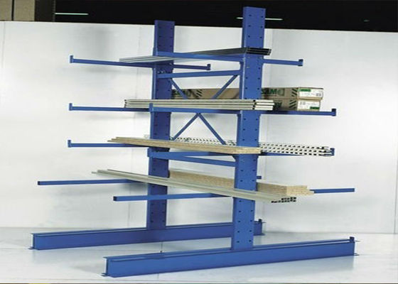 Equipa de armazenagem de cantilever de dois lados Equipa de material de cantilever industrial para objetos longos