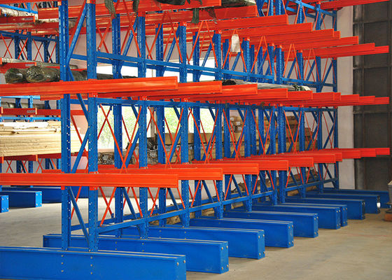 Equipa de armazenagem de cantilever de dois lados Equipa de material de cantilever industrial para objetos longos