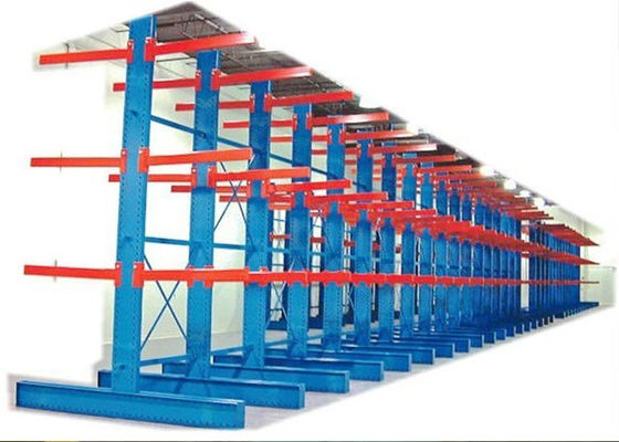 Equipa de armazenagem de cantilever de dois lados Equipa de material de cantilever industrial para objetos longos