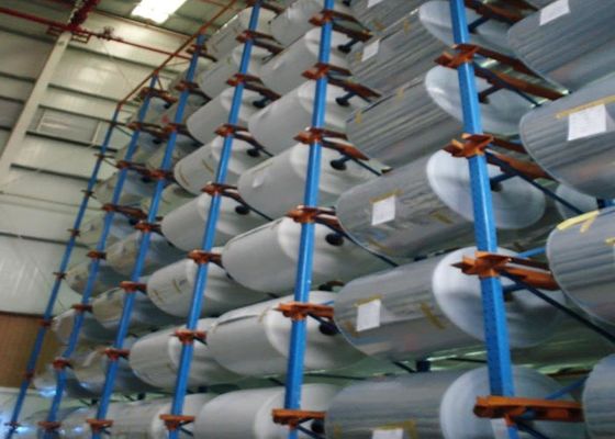 Estrutura laminada a frio Acionamento de aço no sistema de estantes para armazenamento de objetos do tipo tambor