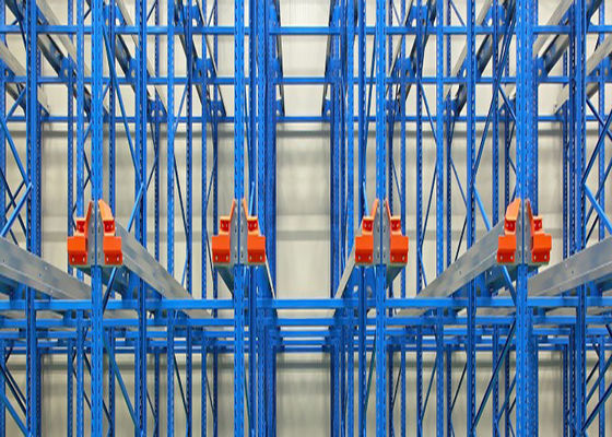 Aço Q235B Industrial Pallet Rack Repositório, Drive Through Pallet Rack System