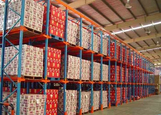 Aço Q235 Drive In Pallet Racking Prateleiras industriais personalizadas