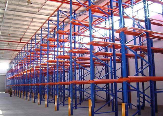 Aço Q235 Drive In Pallet Racking Prateleiras industriais personalizadas