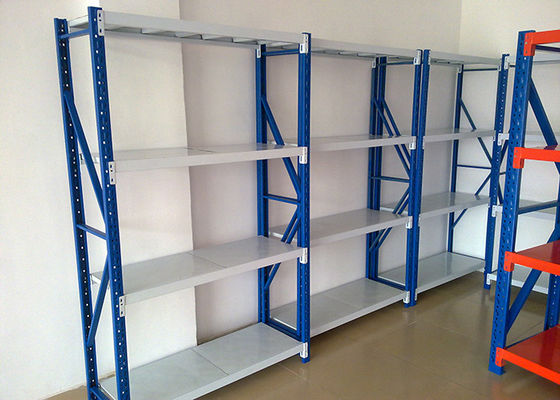 Estante de estantes de aço, sistema de estantes de armazém industrial ajustável