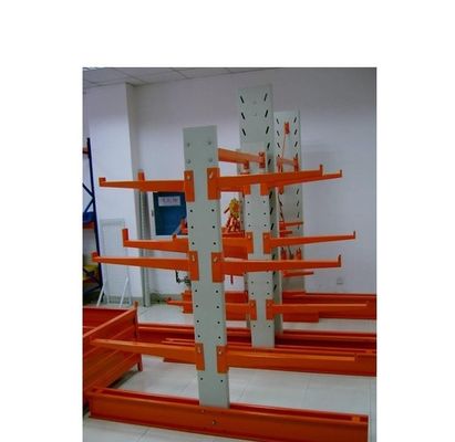 Aço carbono Q235 Cantilever Racks, Racks de armazenamento de matérias-primas