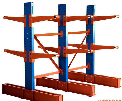 Cantilever de pallets de aço carbono de vários níveis de alta capacidade de carga
