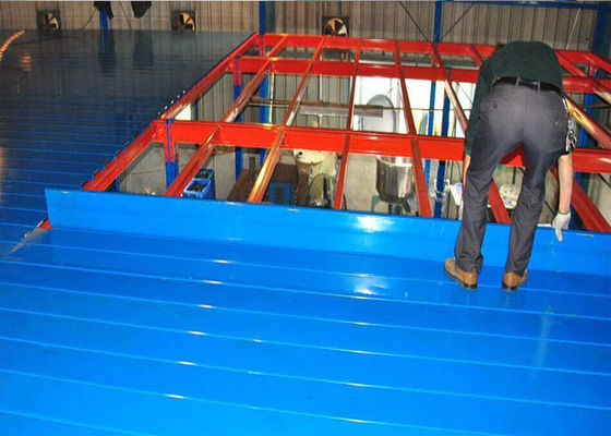 Aço Q235 Pavimentos de entrepostos industriais com chapas de aço 500 kg/m2