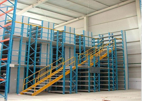 Pallet Rack Mezanino suportado, Armazém de aço Mezanino Piso para armazenamento