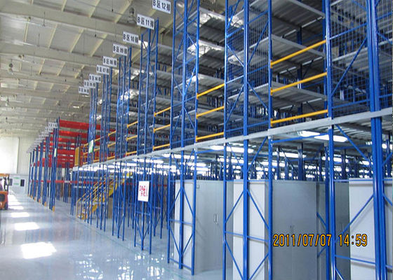 Pallet Rack Mezanino suportado, Armazém de aço Mezanino Piso para armazenamento
