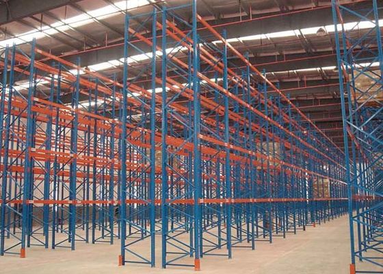 Unidades do sistema de estantes de armazenamento de paletes metálicas industriais 3000 kg por nível