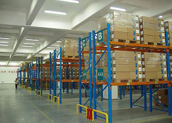 Unidades do sistema de estantes de armazenamento de paletes metálicas industriais 3000 kg por nível