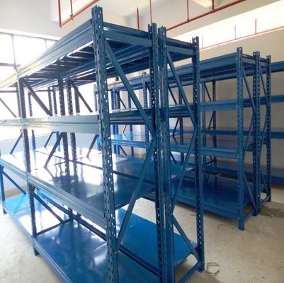 Estantes de armazenagem de aço industrial de carga média 500 kg/camada