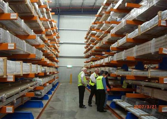 Fabricante de prateleiras de paletes de cantilever metálico para armazenamento de madeira / madeira / tubos / tubos