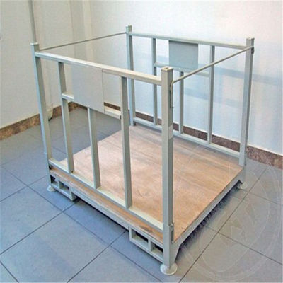 Fábrica de vestuário Caixa de malha metálica, recipiente dobrável para armazenamento