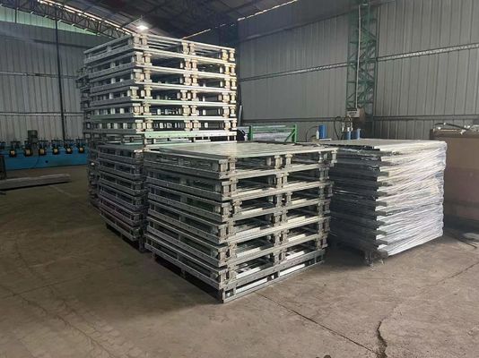 Paleta de aço de armazenagem de carga pesada empilhável