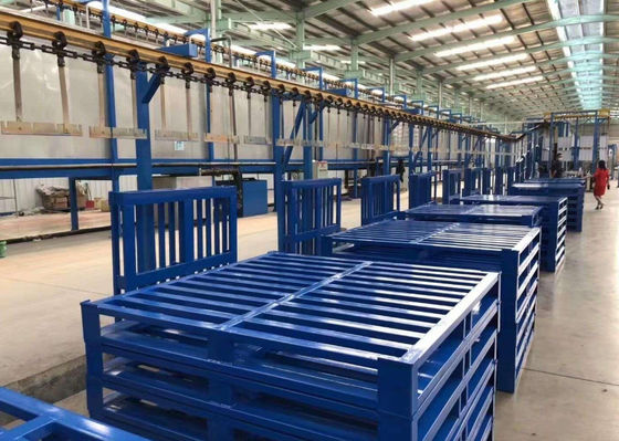 Fabricantes de paletes de aço galvanizado para armazéns pesados