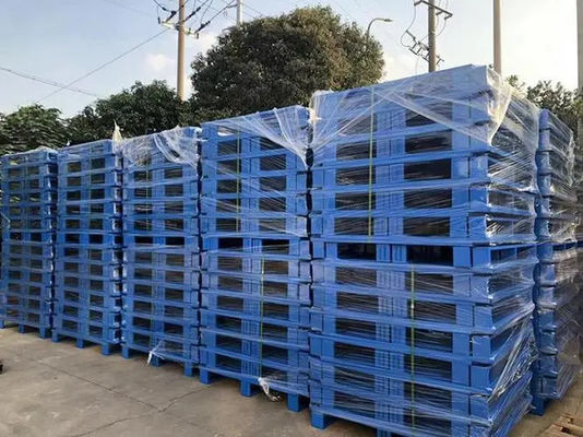 Paletes de aço empilháveis, sistemas de estantes de armazenamento de aço