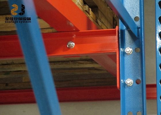 Dispositivo revestido com pó em estantes de paletes de aço laminado a frio ODM / OEM Disponível