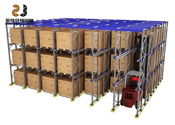 Indústria Drive Through Pallet Racking Fabricantes Tamanho personalizado