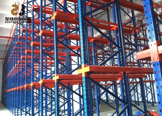 Dispositivos de tração industrial em estantes de paletes