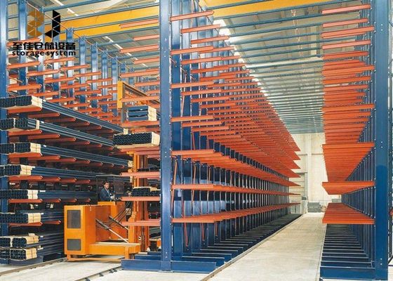 Revestimento em pó Cantilever Pallet Racking Dimensão personalizada com Safelock