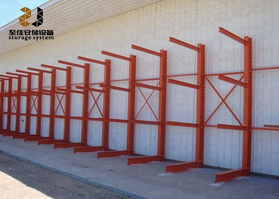 Revestimento em pó Cantilever Pallet Racking Dimensão personalizada com Safelock