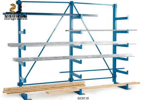 Revestimento em pó 300-1800 mm Sistema de estantes de armazenamento de proteção contra corrosão do braço
