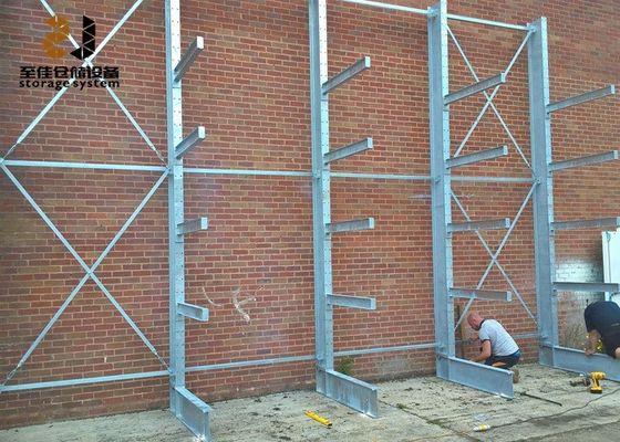 Tamanho personalizado 300-1800mm Braço com Safelock Free Standing Rack de madeira